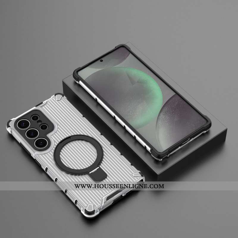 Coque pour Samsung Galaxy S25 5G Compatible MagSafe Translucide