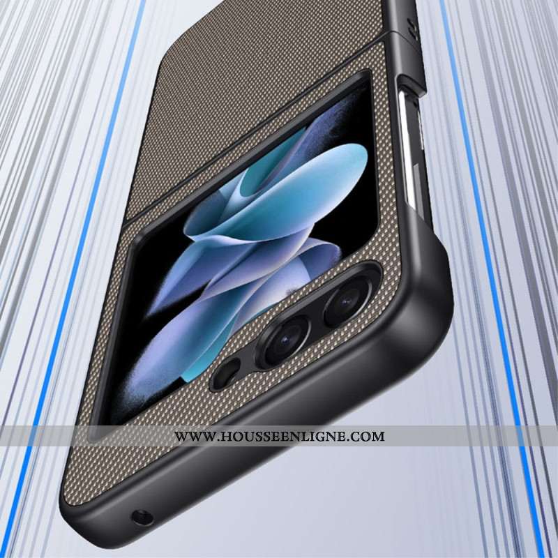 Coque pour Samsung Galaxy Z Flip 7 FE / Z Flip 6 Finition Fibre Carbone