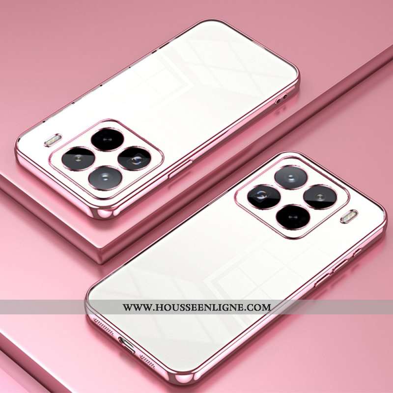 Coque pour Xiaomi 15 Pro Rebord Effet Métal