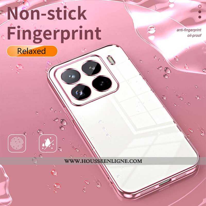 Coque pour Xiaomi 15 Pro Rebord Effet Métal