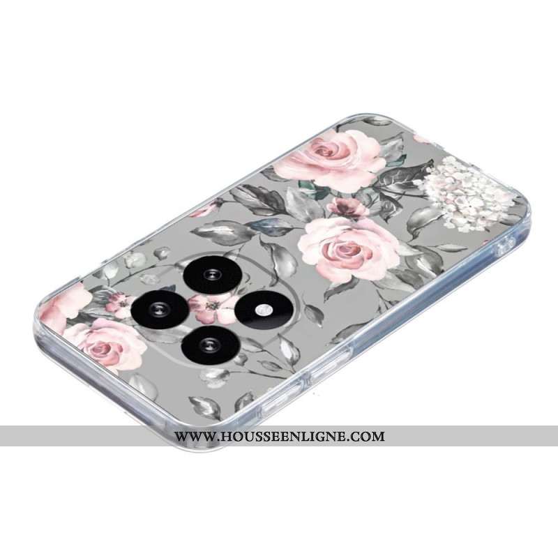 Coque pour Xiaomi Redmi Note 14 Pro Plus 5G Fleurs Roses