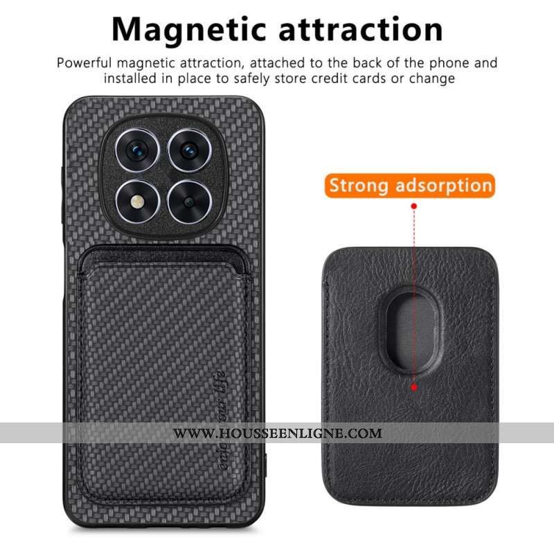 Coque pour Xiaomi Redmi Note 14 Pro Plus 5G Porte-Cartes Magnétique Détachable