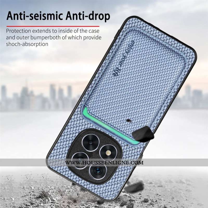 Coque pour Xiaomi Redmi Note 14 Pro Plus 5G Porte-Cartes Magnétique Détachable