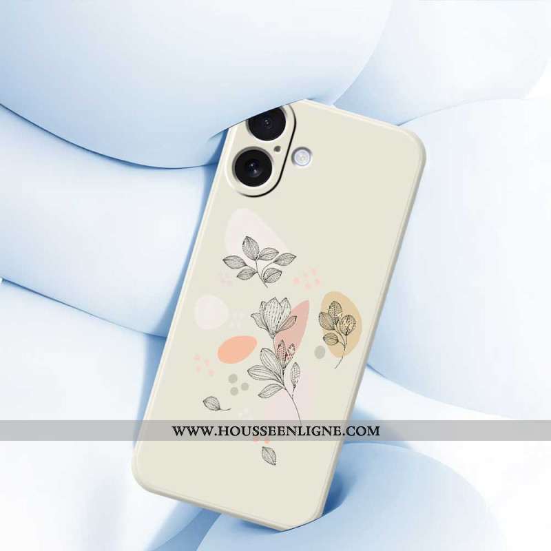 Coque pour iPhone 17 Feuilles Esquissées