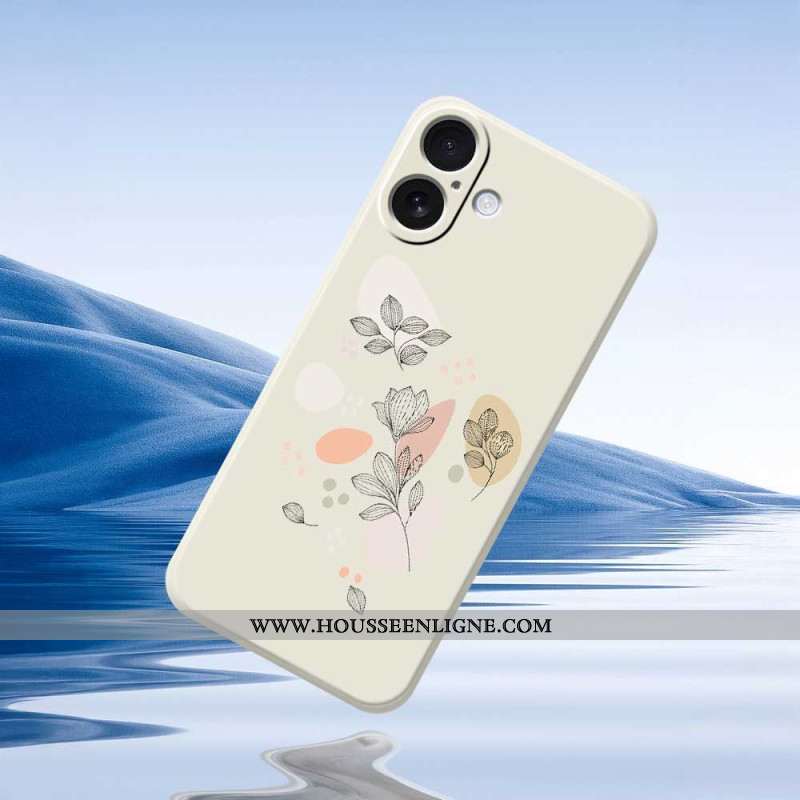 Coque pour iPhone 17 Feuilles Esquissées