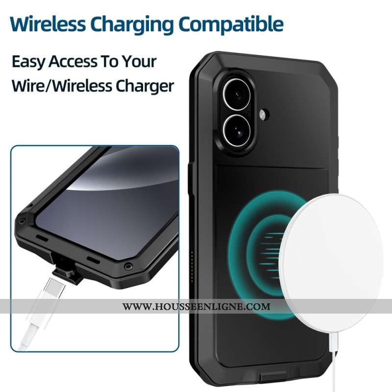 Coque pour iPhone 17 avec Protecteur d'Écran en Verre Trempé