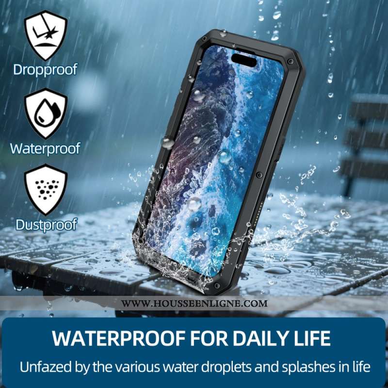 Coque pour iPhone 17 avec Protecteur d'Écran en Verre Trempé