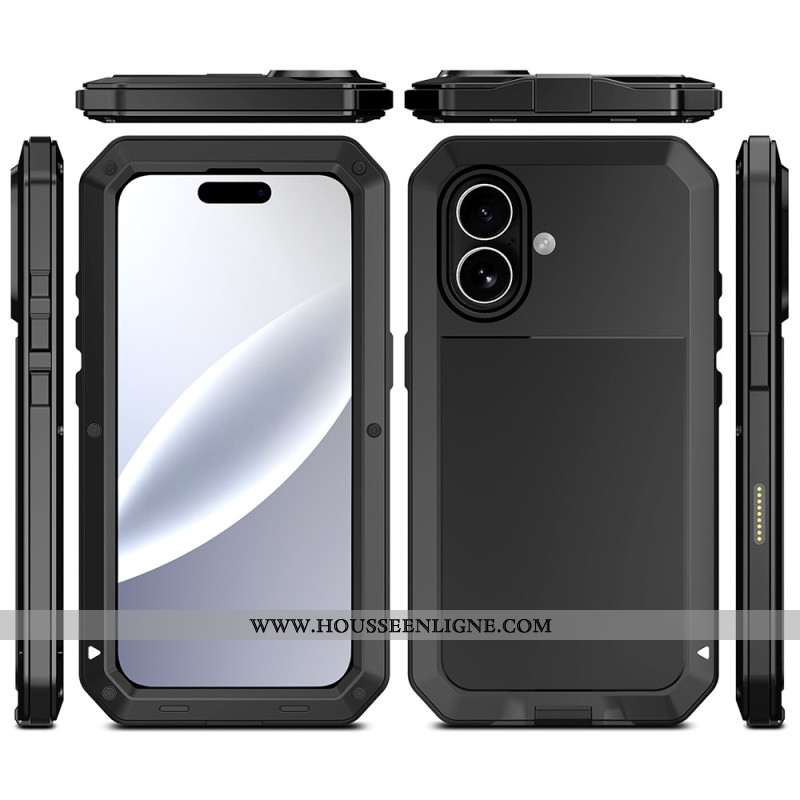 Coque pour iPhone 17 avec Protecteur d'Écran en Verre Trempé