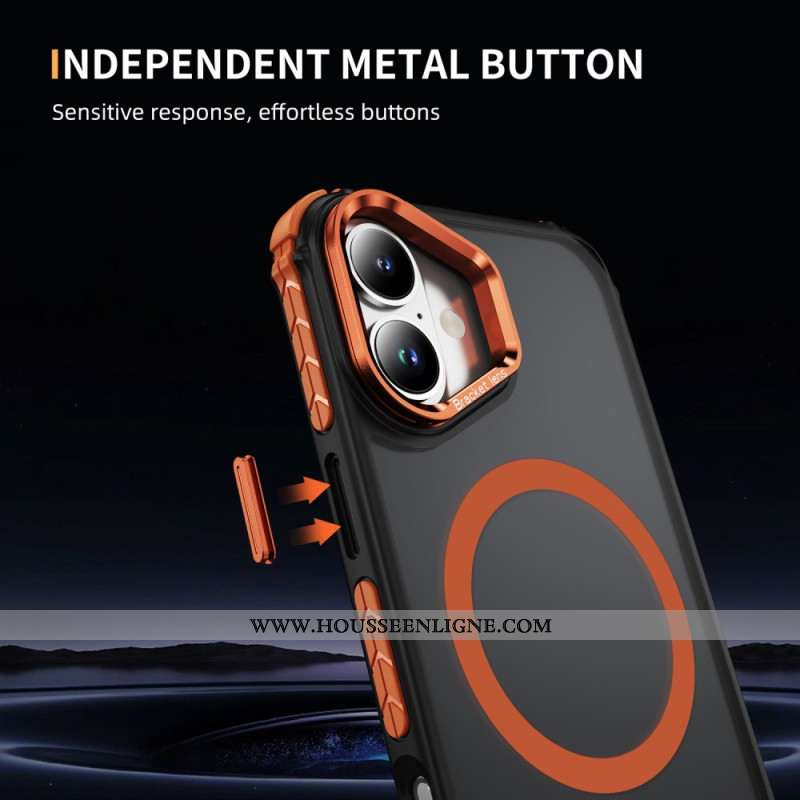 Coque pour iPhone 17 avec Support pour Objectif Compatible MagSafe