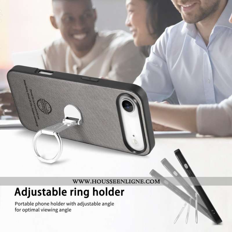 Coque pour iPhone Air avec support pliable et texture twill