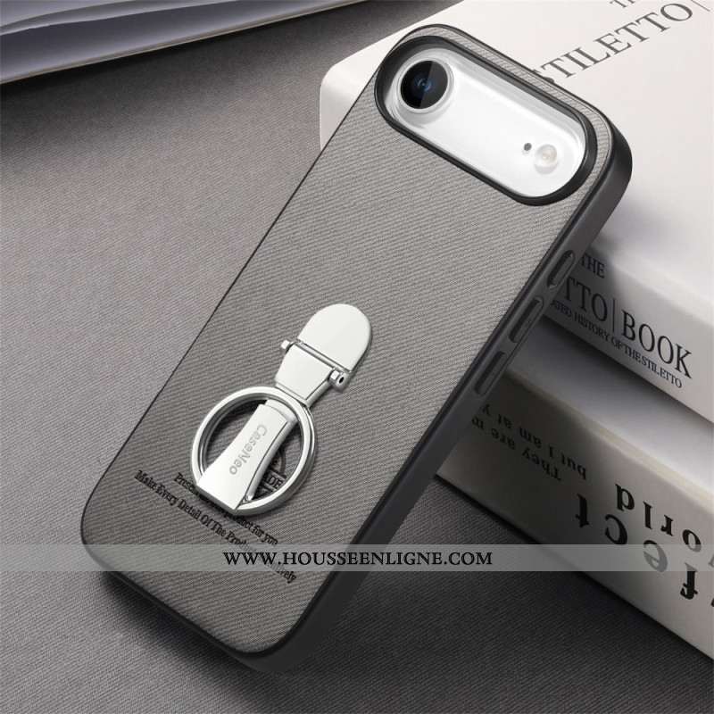 Coque pour iPhone Air avec support pliable et texture twill