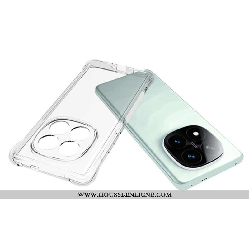 Coque transparente antidérapante pour Xiaomi Redmi Note 14 Pro Plus 5G Transparente Renforcée