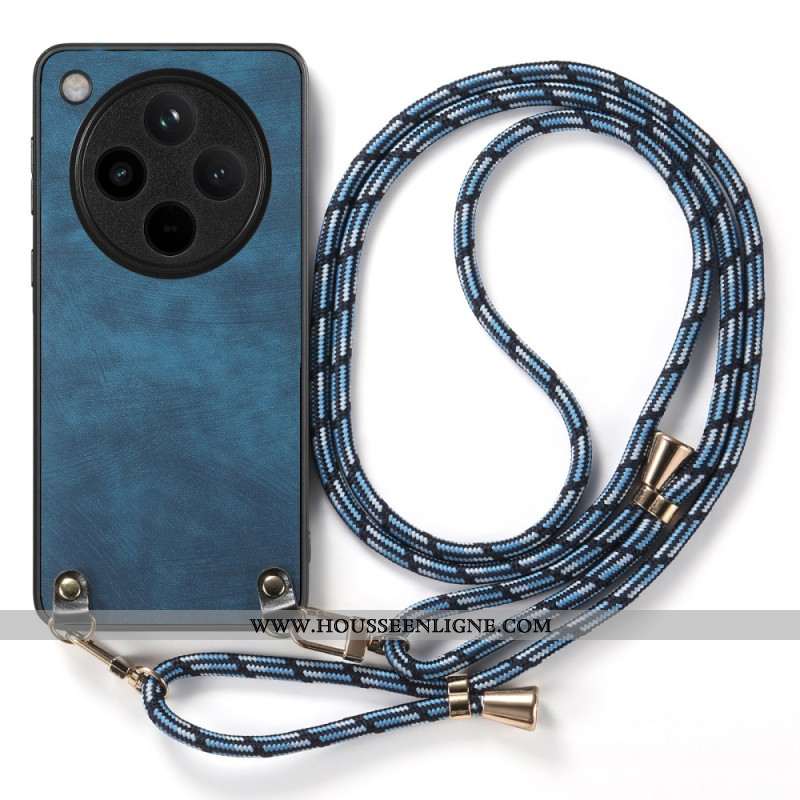 Coque à Cordon Oppo Find X8 Pro Simili Cuir