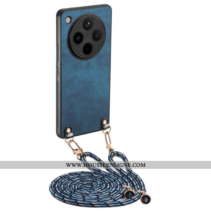 Coque à Cordon Oppo Find X8 Pro Simili Cuir