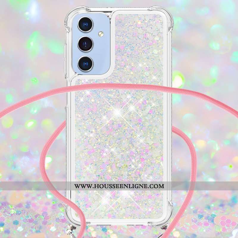 Coque à Cordon Samsung Galaxy A17 4G / 5G Paillettes