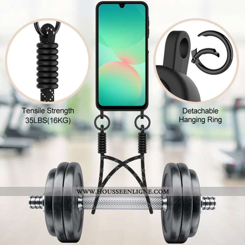 Coque à Cordon Samsung Galaxy A17 4G / 5G Porte-Carte