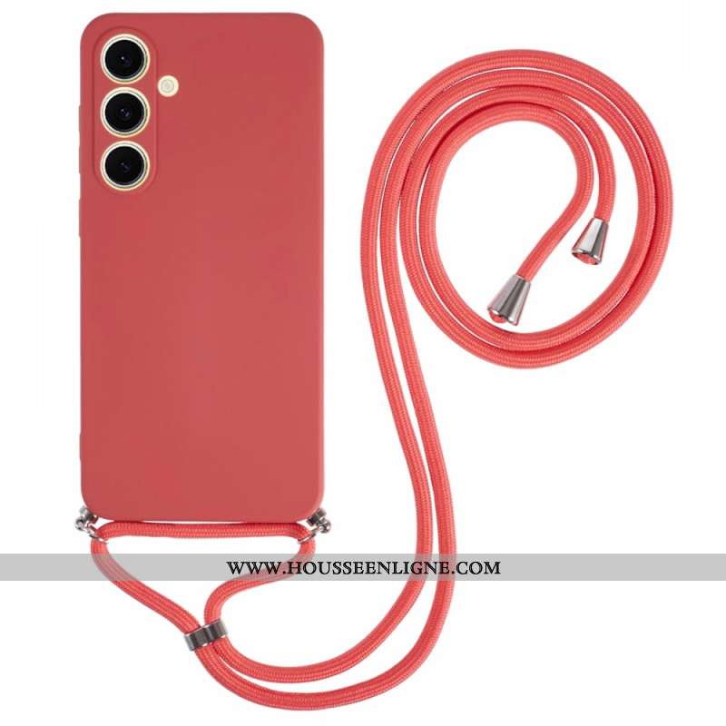 Coque à Cordon Samsung Galaxy S25 5G Silicone Flexible