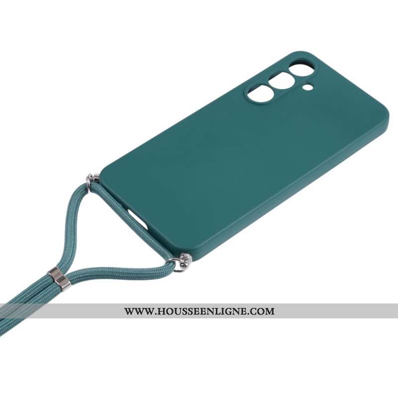 Coque à Cordon Samsung Galaxy S25 5G Silicone Flexible