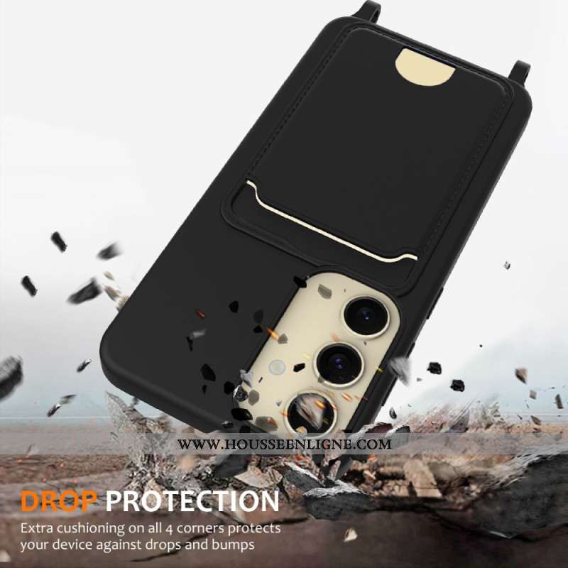 Coque à Cordon Samsung Galaxy S25 5G Silicone Liquide