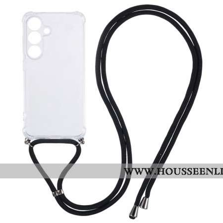 Coque à Cordon Samsung Galaxy S25 5G Transparente