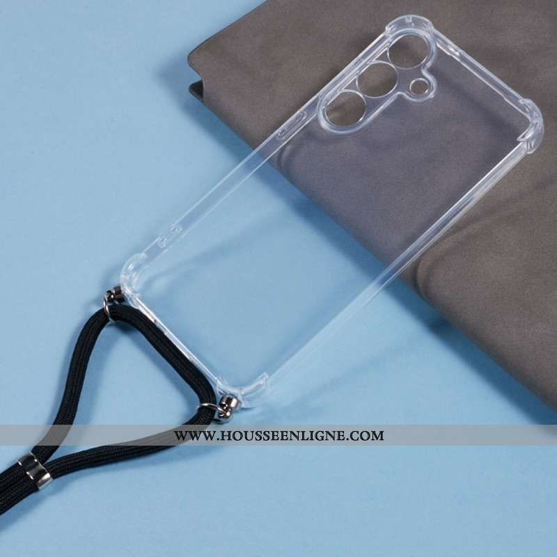 Coque à Cordon Samsung Galaxy S25 5G Transparente