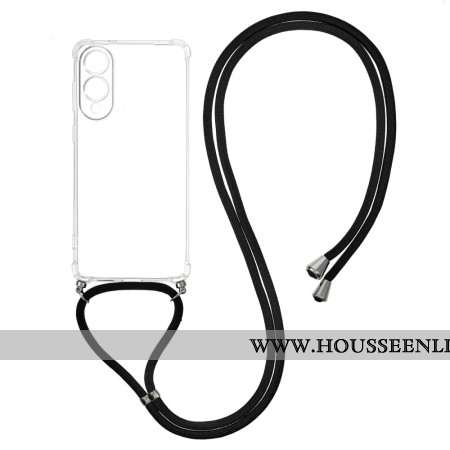 Coque à Cordon Samsung Galaxy S25 Edge Transparente