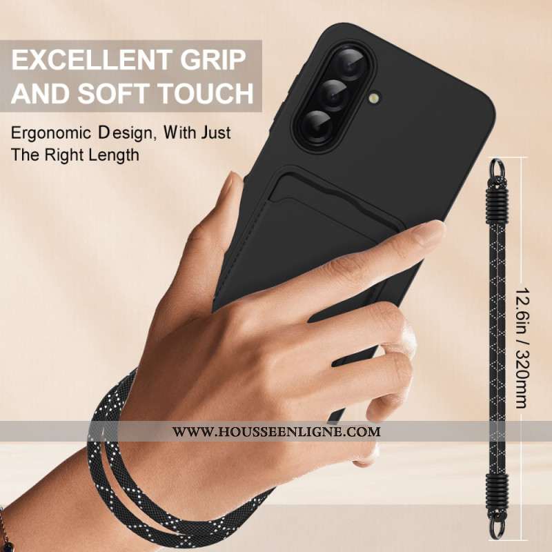 Coque à Cordon Samsung Galaxy S25 FE Porte-Carte
