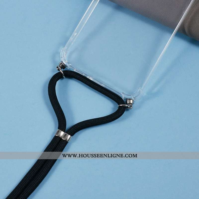 Coque à Cordon Samsung Galaxy S25 FE Transparente