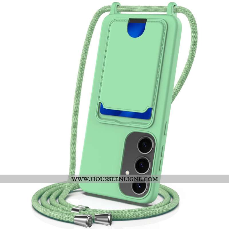 Coque à Cordon Samsung Galaxy S25 Plus 5G Porte-Carte