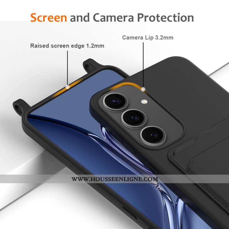 Coque à Cordon Samsung Galaxy S25 Plus 5G Porte-Carte