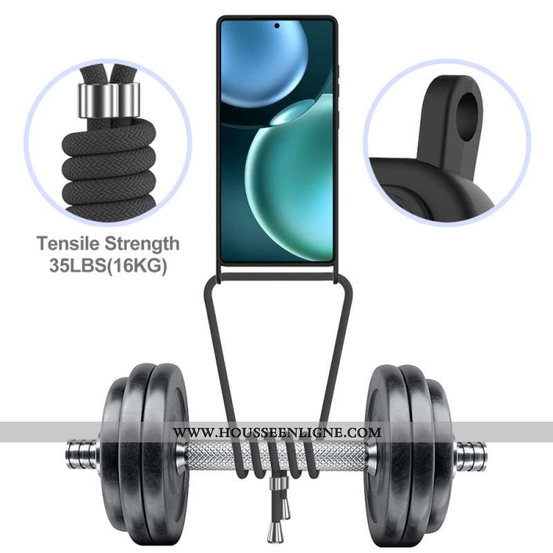 Coque à Cordon Samsung Galaxy S25 Ultra 5G Porte-Cartes