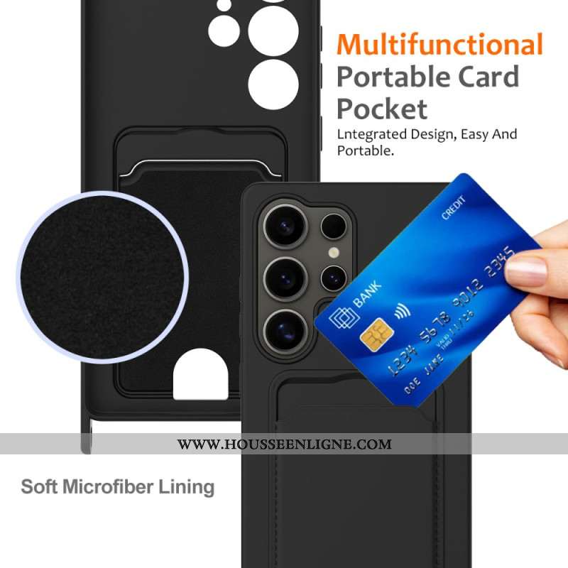 Coque à Cordon Samsung Galaxy S25 Ultra 5G Porte-Cartes