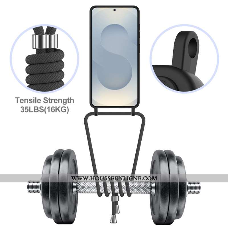 Coque à Cordon Samsung Galaxy S26 Porte-Carte