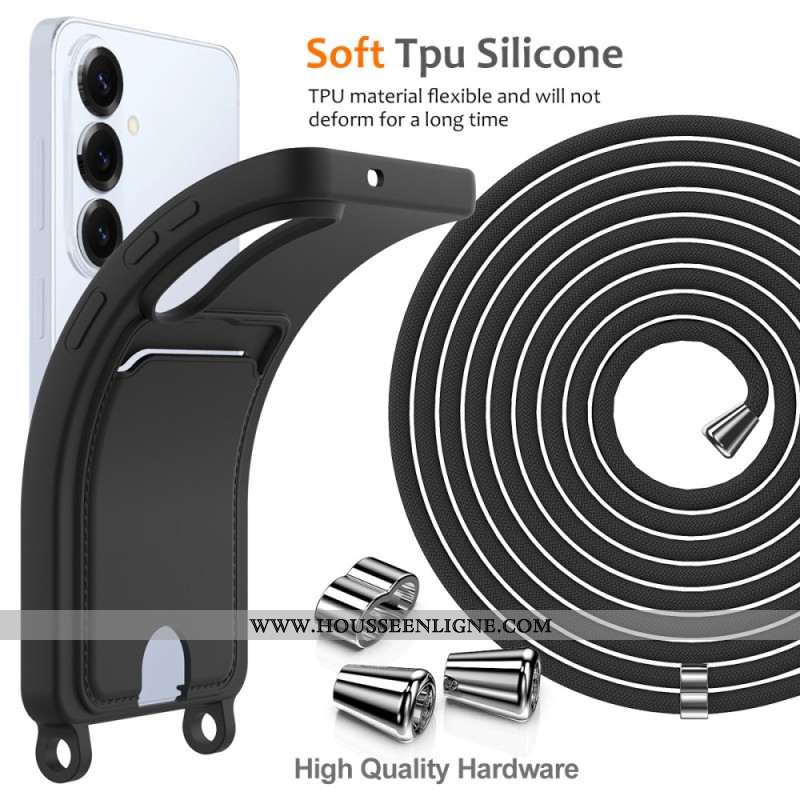 Coque à Cordon Samsung Galaxy S26 Porte-Carte