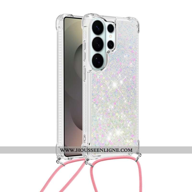 Coque à Cordon Samsung Galaxy S26 Ultra Paillettes