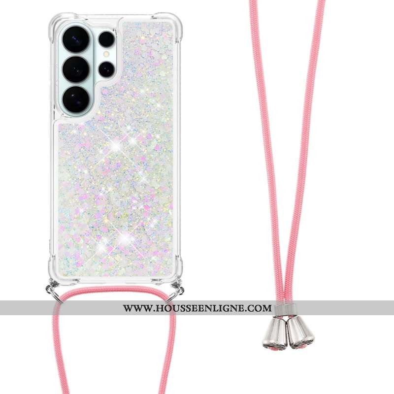 Coque à Cordon Samsung Galaxy S26 Ultra Paillettes