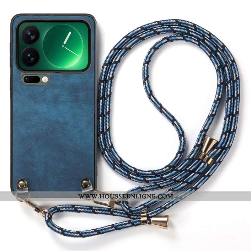 Coque à Cordon Xiaomi 17 Pro Effet Daim