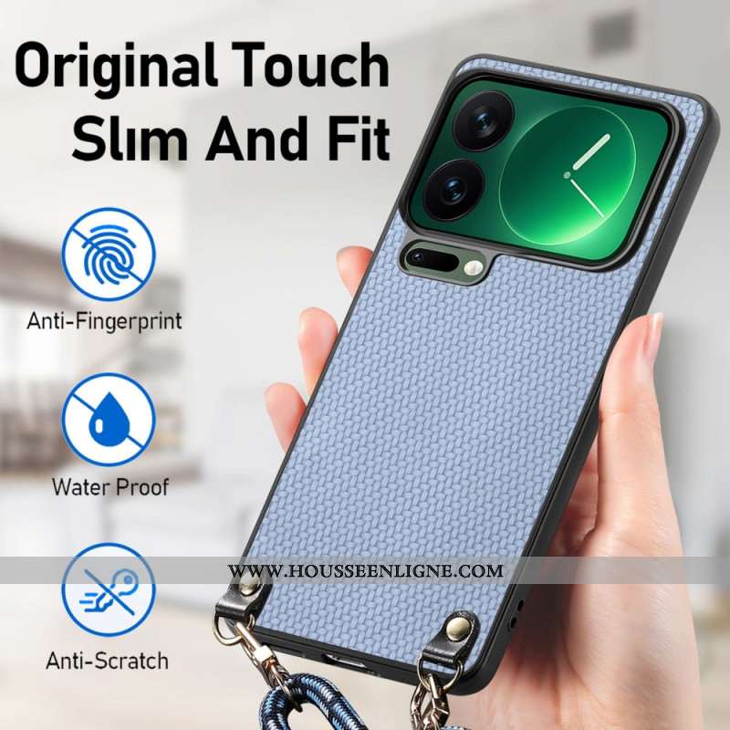 Coque à Cordon Xiaomi 17 Pro Simili Cuir