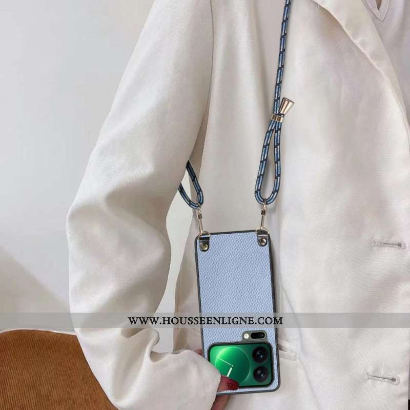 Coque à Cordon Xiaomi 17 Pro Simili Cuir