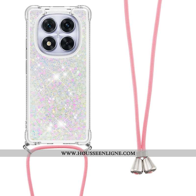 Coque à Cordon Xiaomi Redmi Note 14 Pro 5G / Poco X7 5G Paillettes