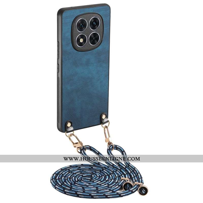 Coque à Cordon Xiaomi Redmi Note 14 Pro 5G / Poco X7 Effet Cuir