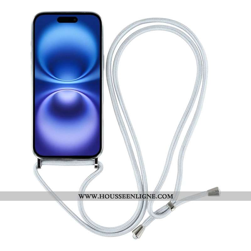 Coque à Cordon iPhone 17 Compatible MagSafe Transparente
