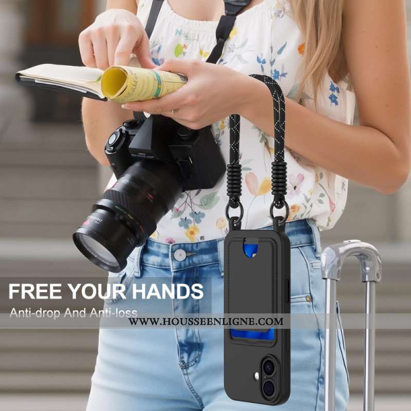 Coque à Cordon iPhone 17 Porte-Carte