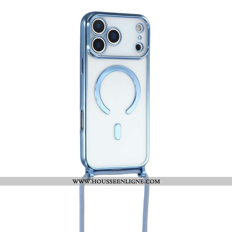 Coque à Cordon iPhone 17 Pro Max MagSafe Transparente