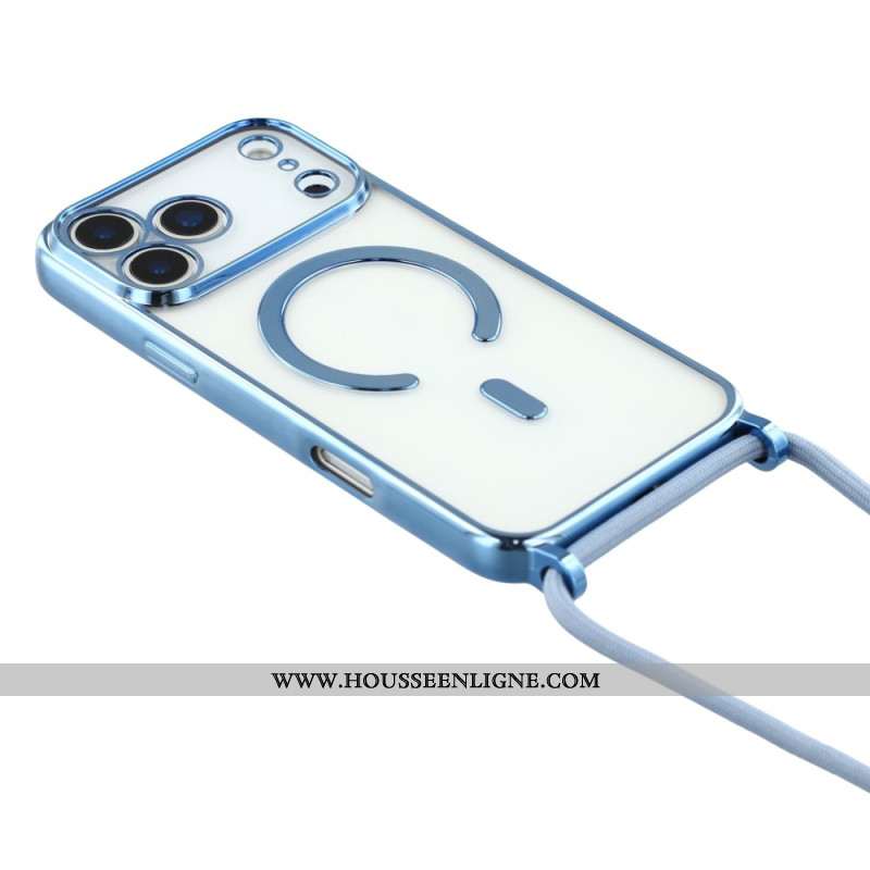 Coque à Cordon iPhone 17 Pro Max MagSafe Transparente