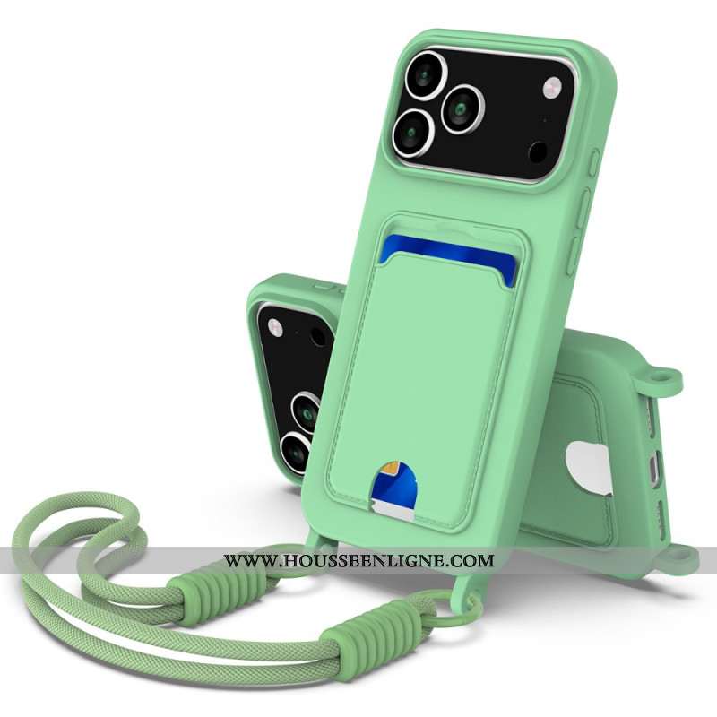 Coque à Cordon iPhone 17 Pro Max Porte-Carte