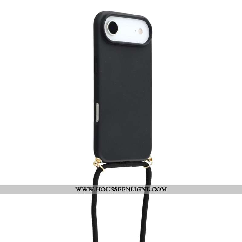 Coque à Cordon iPhone Air Silicone et Paille de Blé