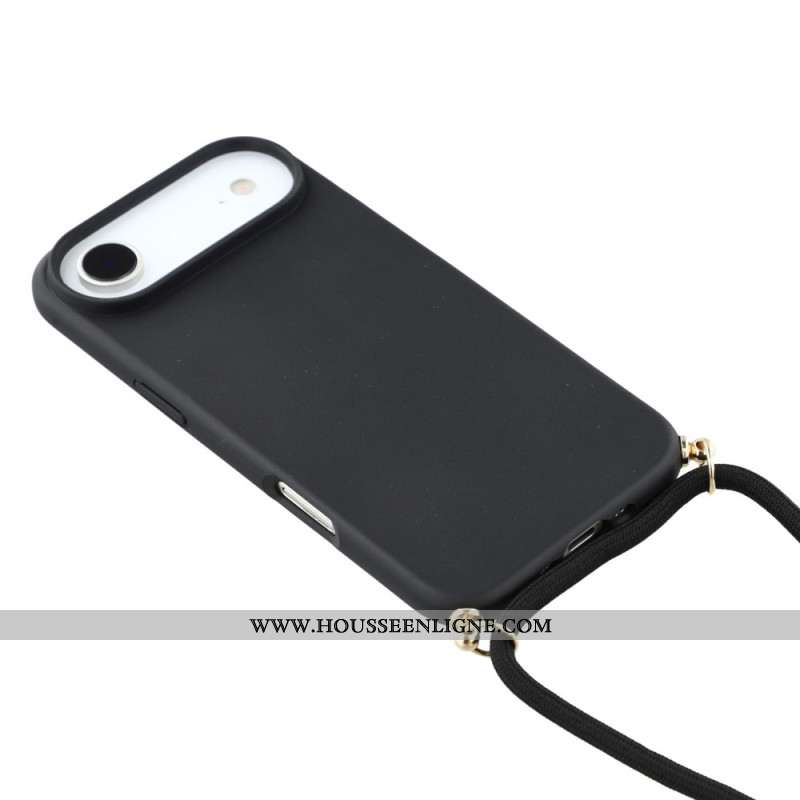 Coque à Cordon iPhone Air Silicone et Paille de Blé
