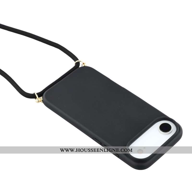 Coque à Cordon iPhone Air Silicone et Paille de Blé