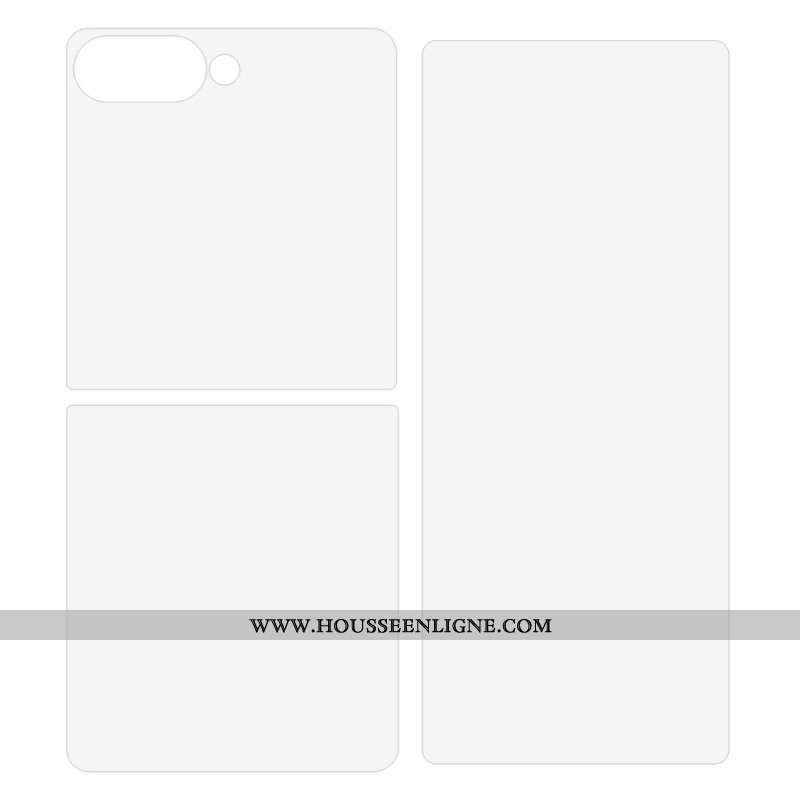 Films de Protection Avant et Arrière pour Écrans Samsung Galaxy Z Flip 7